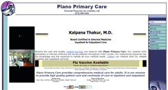 Desktop Screenshot of planoprimarycare.com